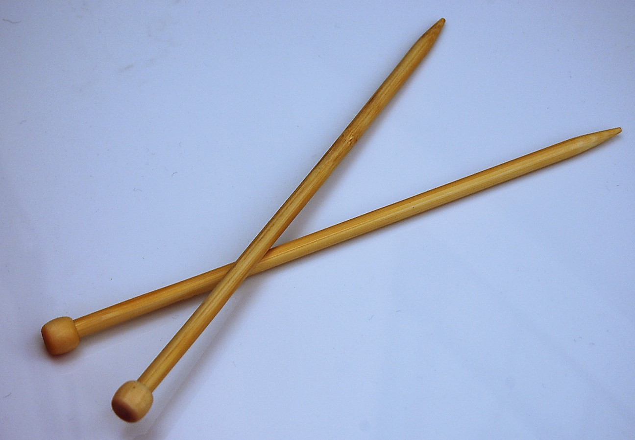 KWF Single Point Bamboo Knitting Needles -  9 inch - US  9 (5.5 mm)